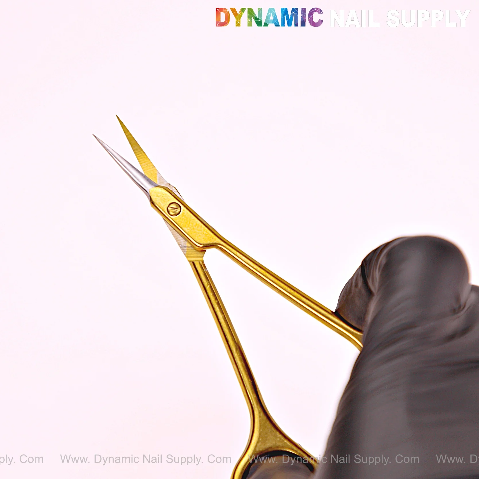 NT1245 - Gold Premium Curved Tip Cuticle Scissors Curved Tips Stainless Steel - Image 4