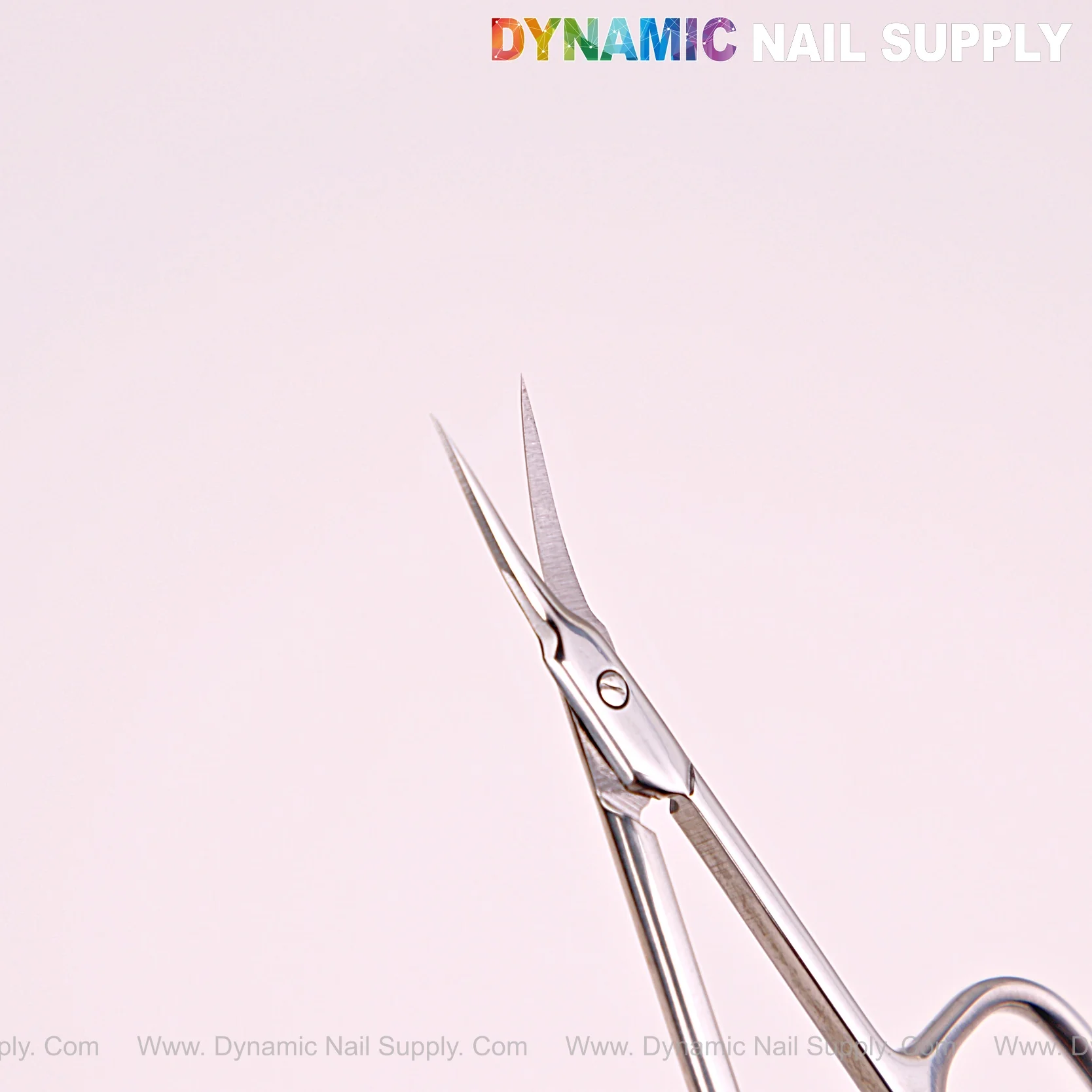 NT1246 - Silver Premium Curved Tip Cuticle Scissors Curved Tips Stainless Steel - Image 2