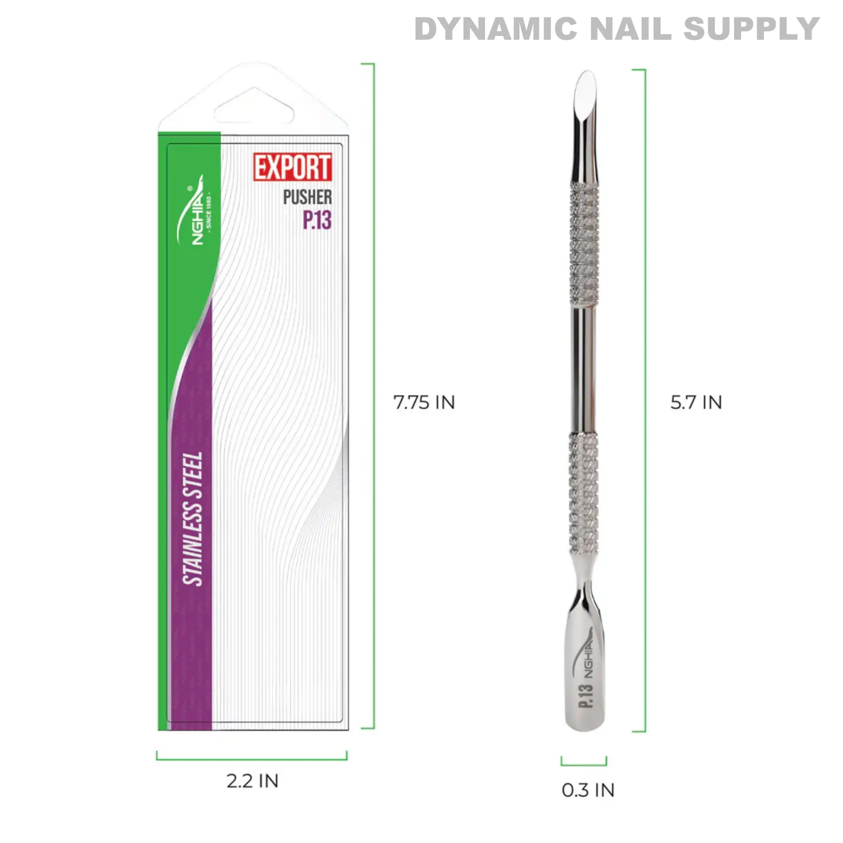 P-13 – Professional Double-Function Cuticle Pusher - Image 7