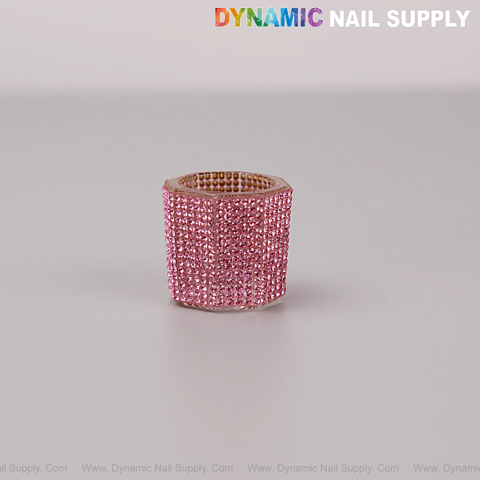 [Pink Rhinestone] Small Cup Dappen Dish Monomer Acetone Alcohol Liquid Container - Image 5