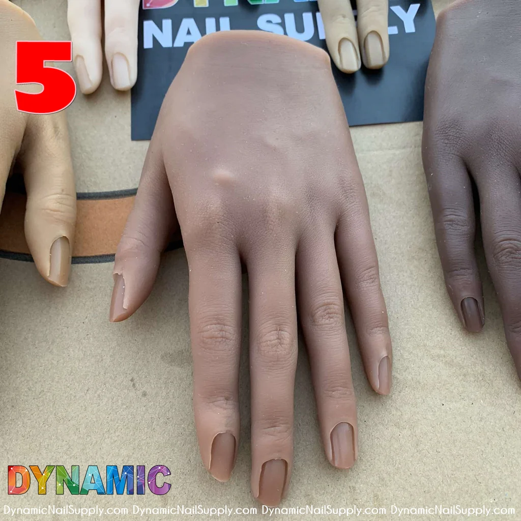 Poseable Silicone Practice Hands and fingers - 6 different skin tones - Image 10