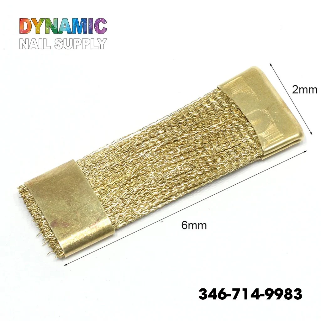 QH0600 Copper Wire Brush for Nail Drill Bit Cleaning - Image 3