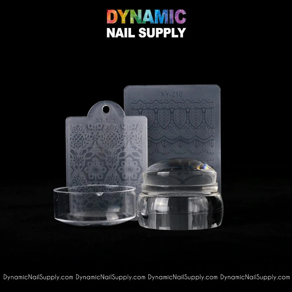 QH6210 Silicone Transparent Soft Stamper for Nail Art Stamp Plate - Image 2