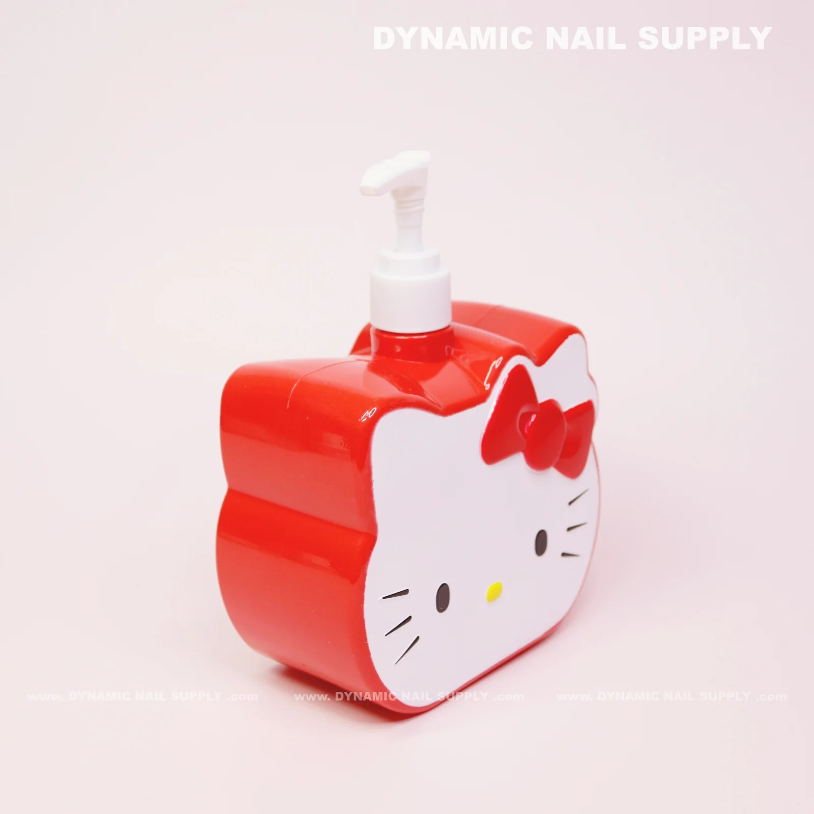 Refillable Hell0 Kitty 13 oz Plastic Pump Bottle – Dispensers for Liquid Soap, Lotion, Shampoo, and Massage Oil - Image 3
