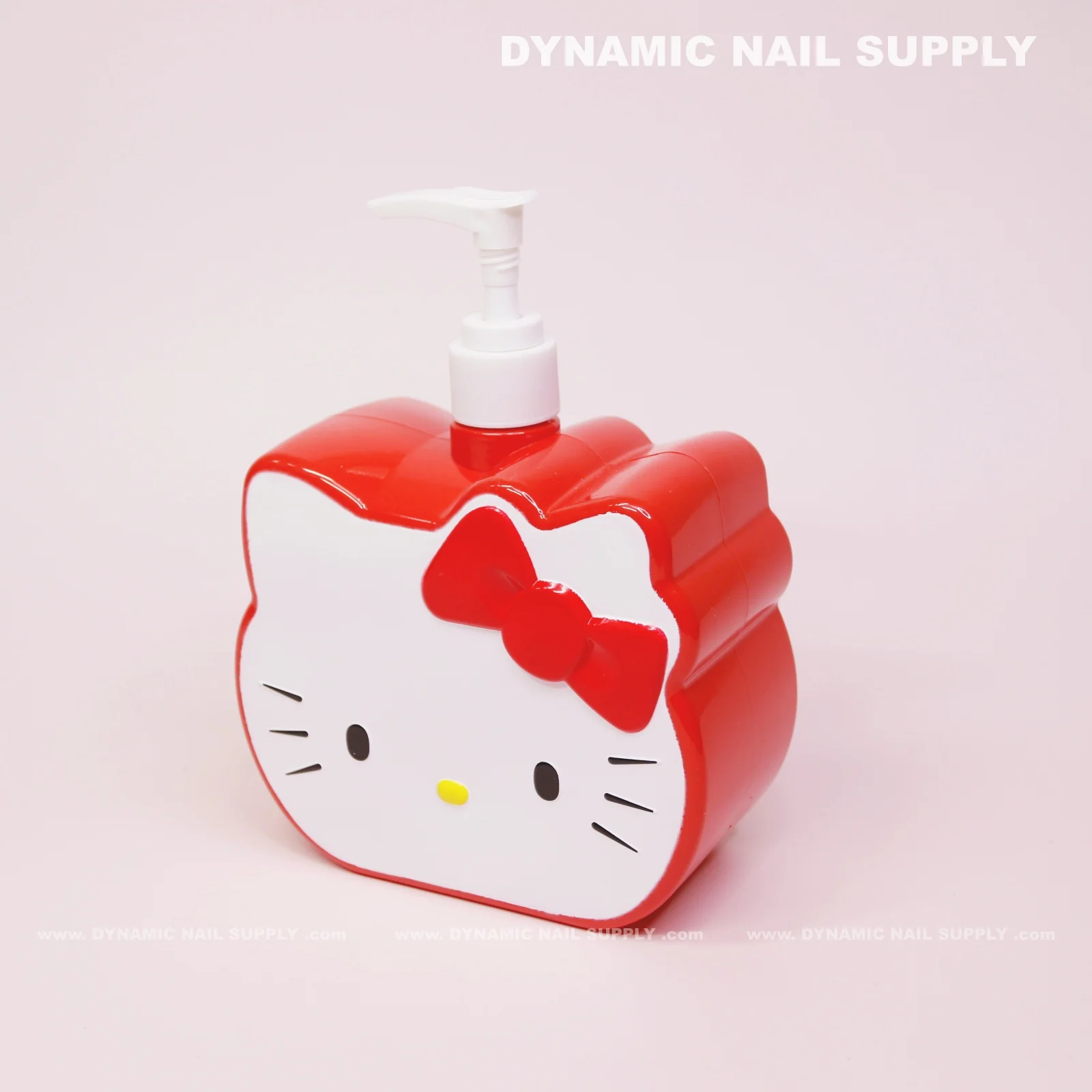 Refillable Hell0 Kitty 13 oz Plastic Pump Bottle – Dispensers for Liquid Soap, Lotion, Shampoo, and Massage Oil - Image 4