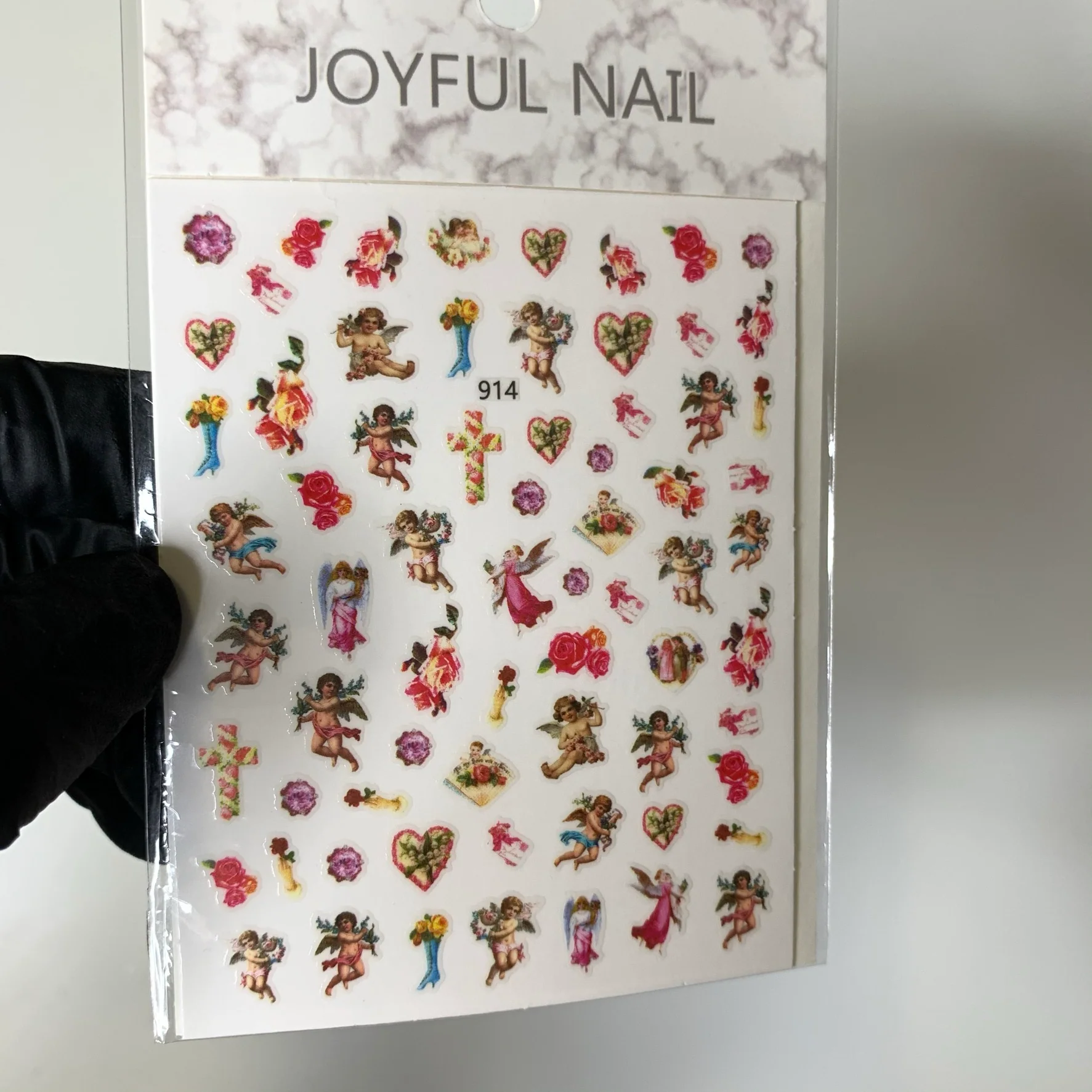 Religion Stickers - Angels - Mary Saint Sticker for nail art design - Image 5