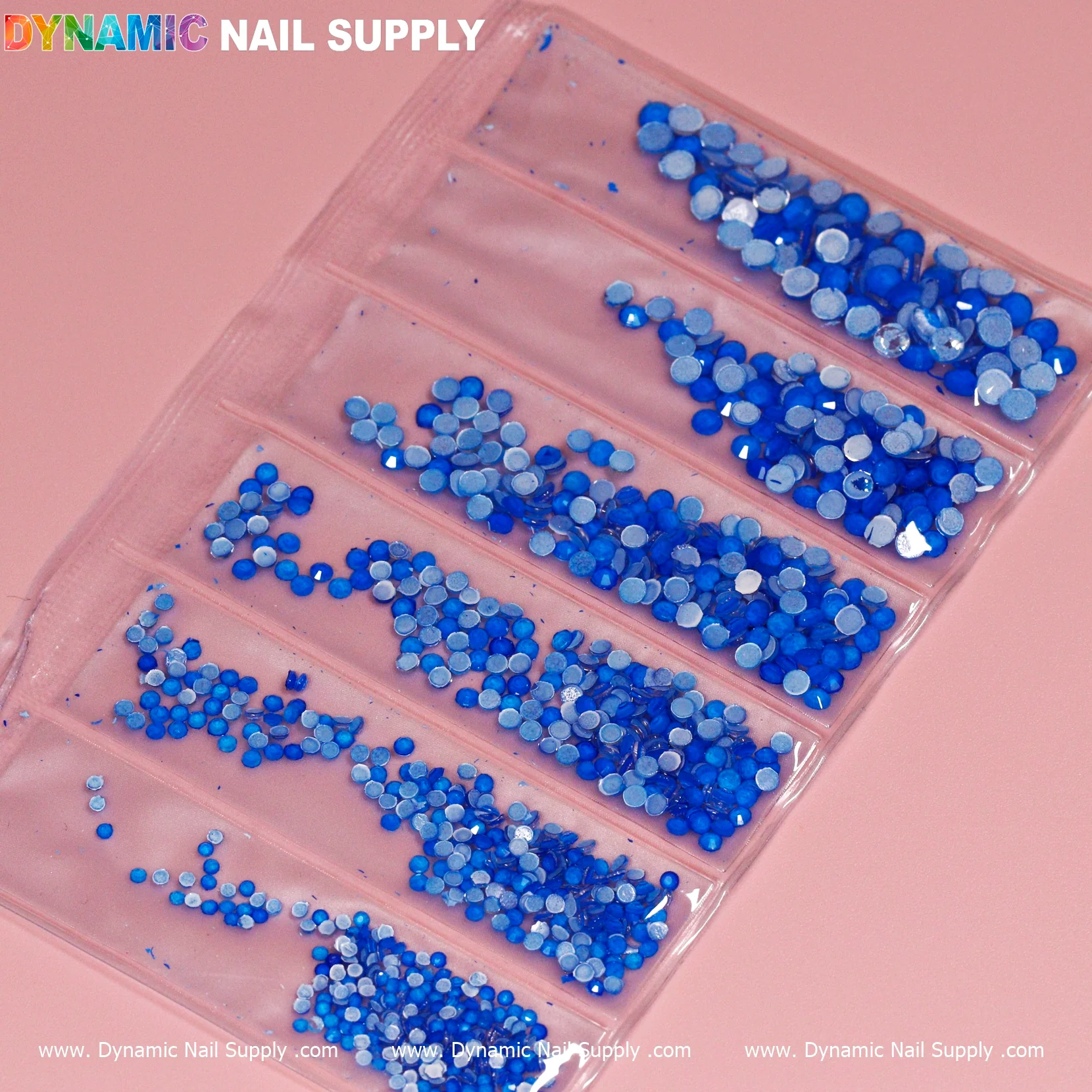 Round-shape Mixed-sizes Neon Rhinestone set - Image 5