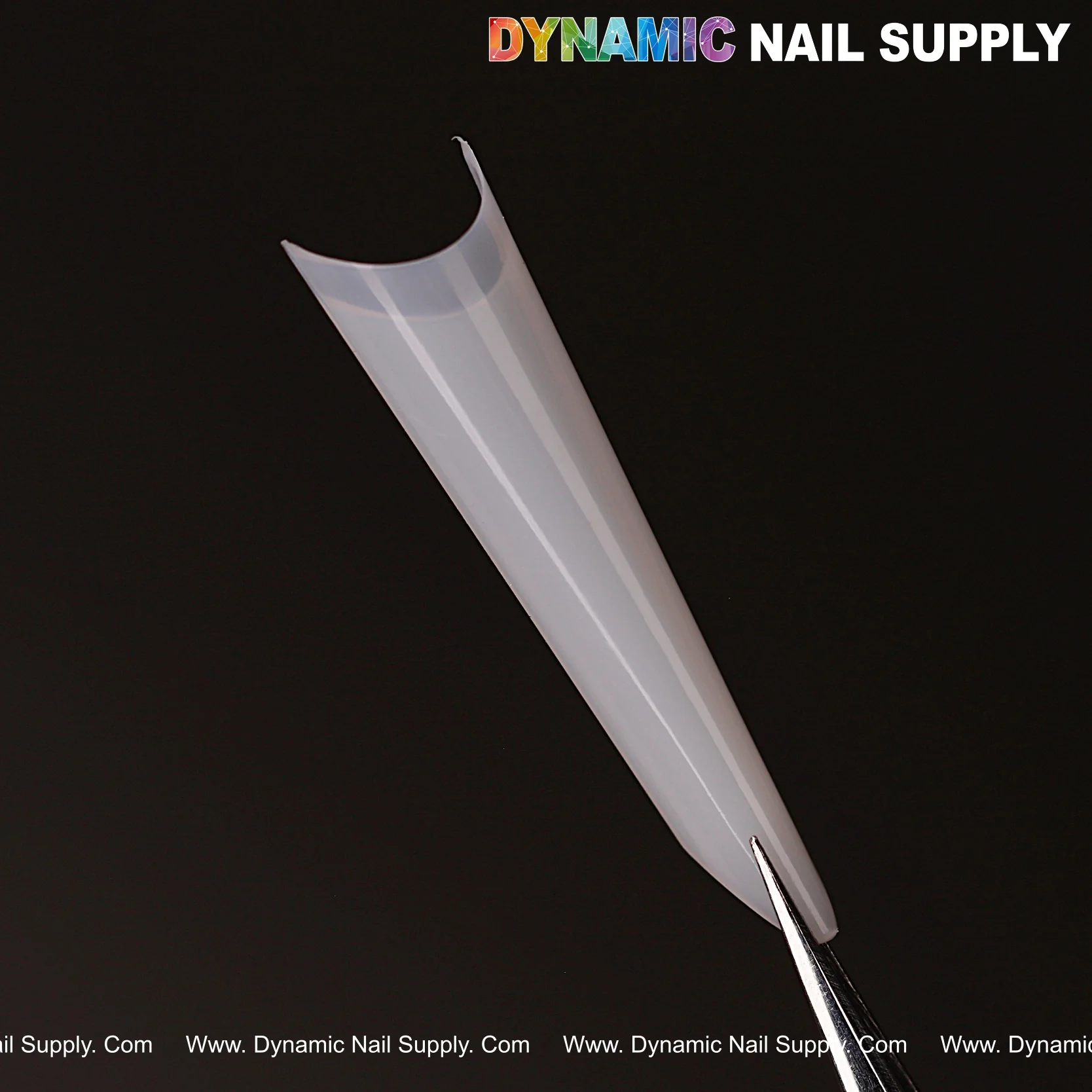 Russia Almond Natural White Straight  Half Cover Nail Tips Box - 504pcs - 12 sizes - Image 4