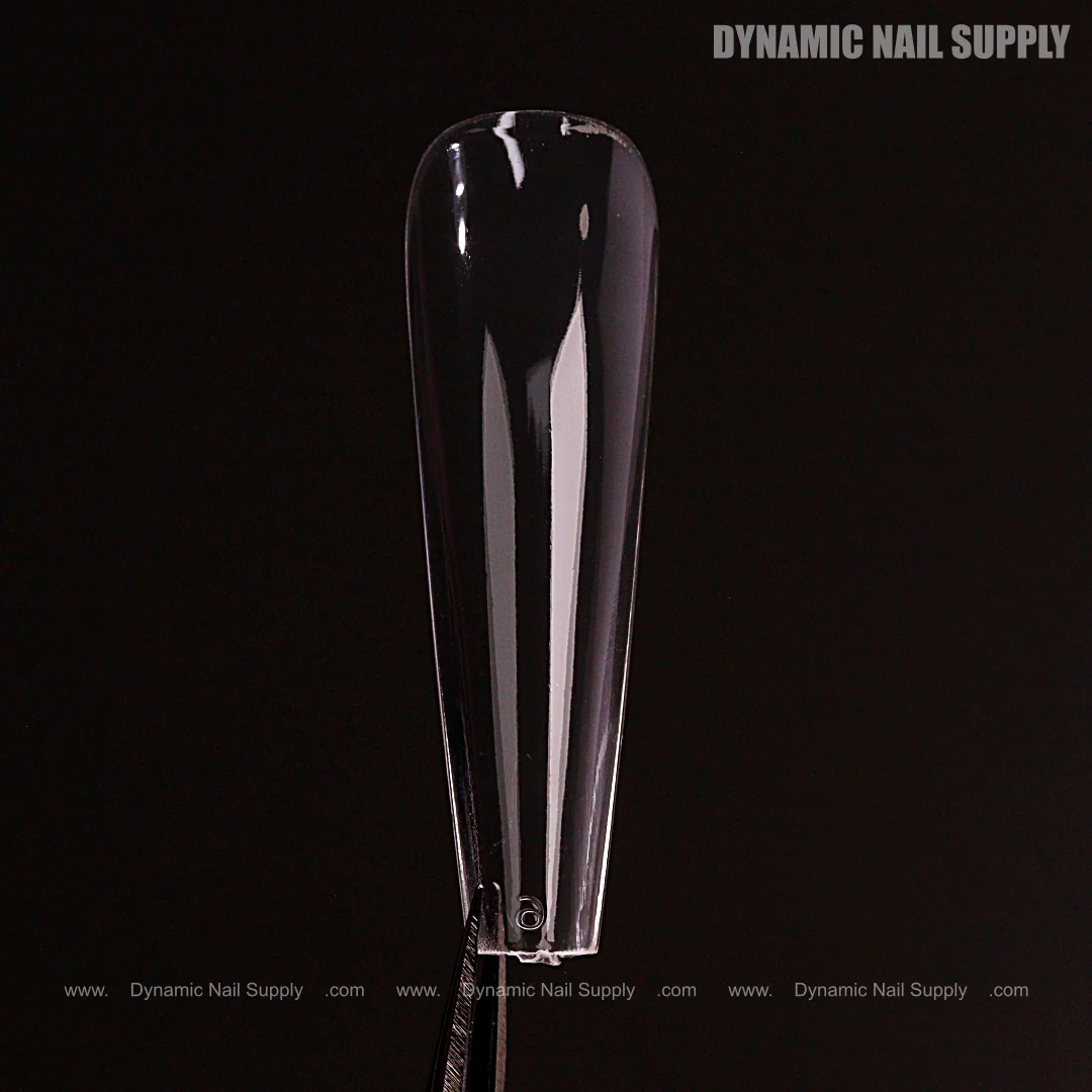 Sculpted Coffin (XL) Full Cover Soft-Gel Nail Tips (Black Box) - Image 2