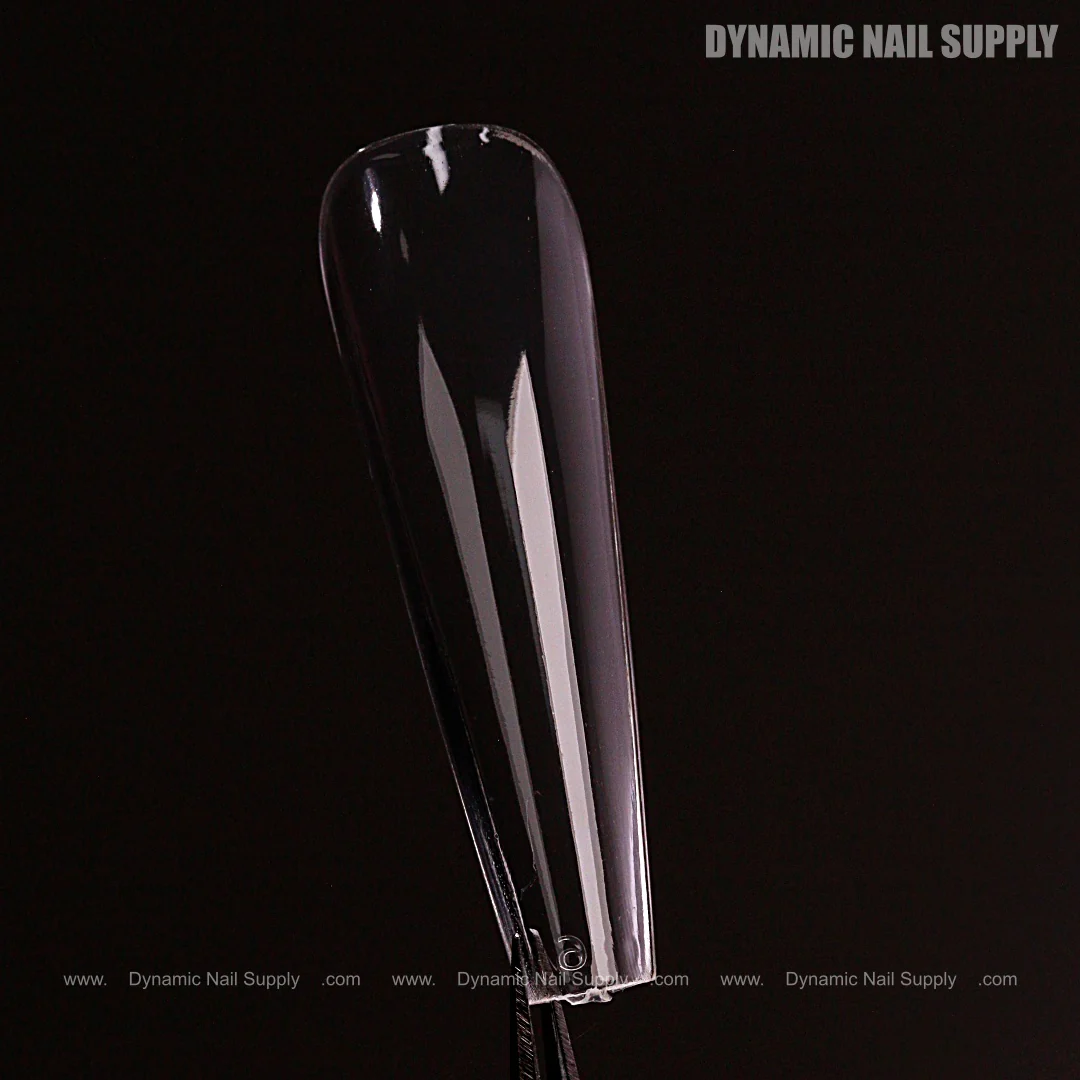 Sculpted Coffin (XL) Full Cover Soft-Gel Nail Tips (Black Box) - Image 3