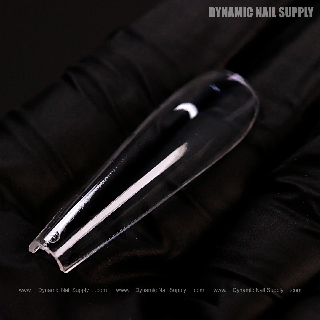 Sculpted Coffin (XL) Full Cover Soft-Gel Nail Tips (Black Box) - Image 7