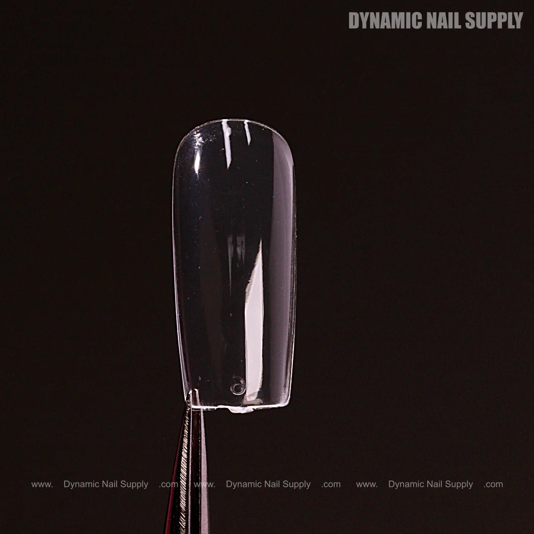 Sculpted Square (Medium) Full Cover Soft-Gel Nail Tips (Black Box) - Image 2