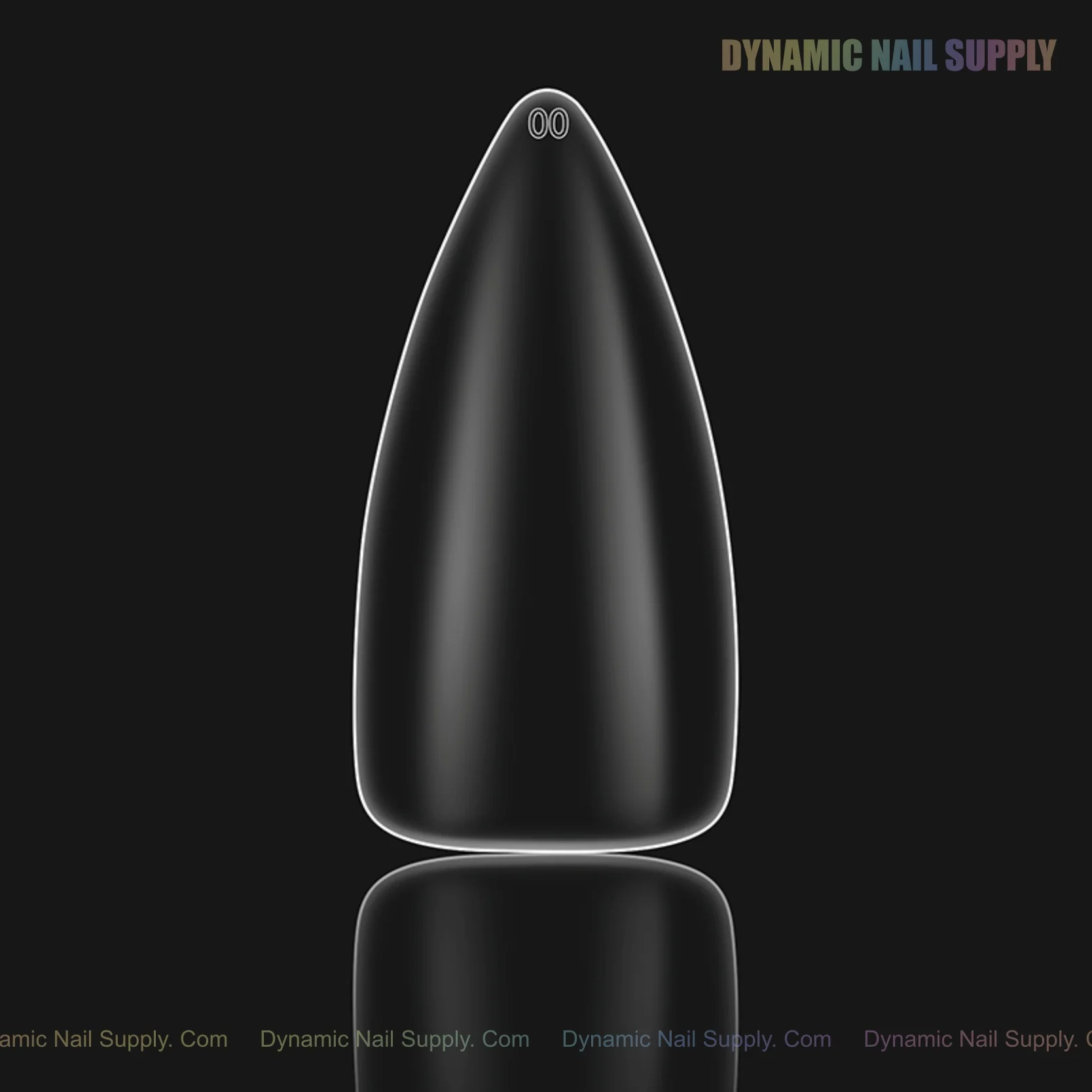 Sculpted Stiletto (Long) Full Cover Soft-Gel Nail Tips (Black Box) - Image 19