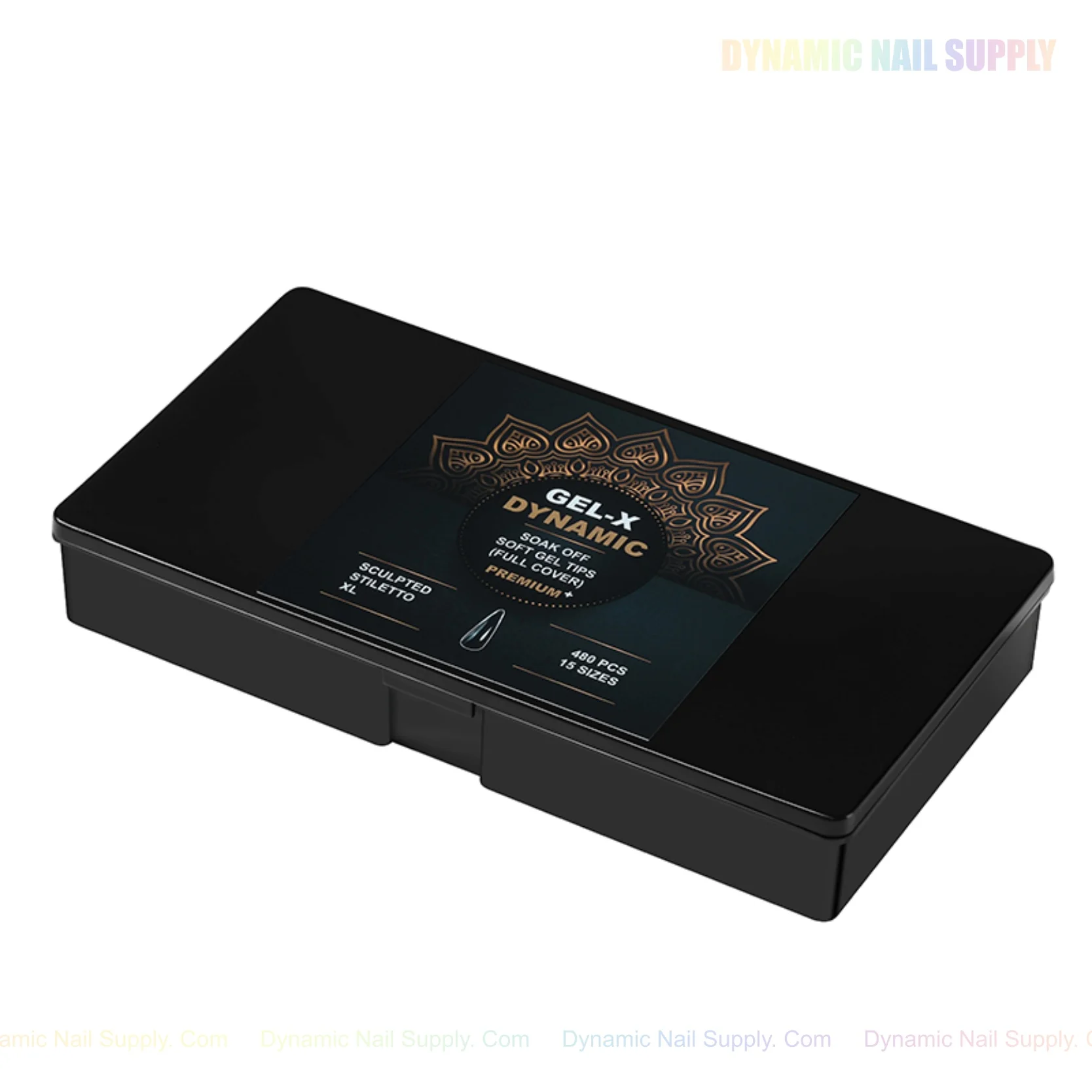 Sculpted Stiletto XL Full Cover Soft-Gel Nail Tips (Black Box) - Image 15