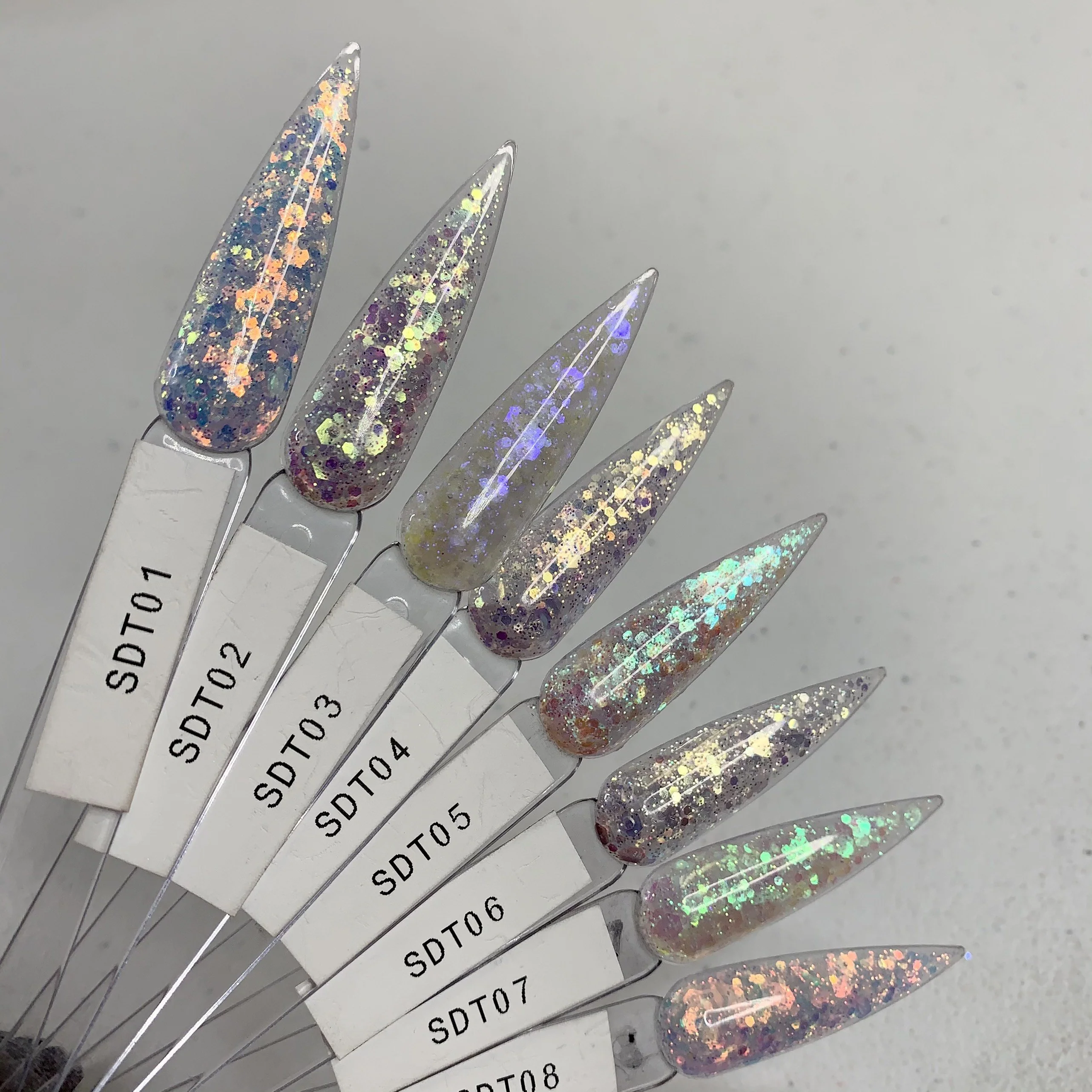 SDT Iridescent Collection (12 colors) Acrylic Nails & Dipping Powder - Image 5