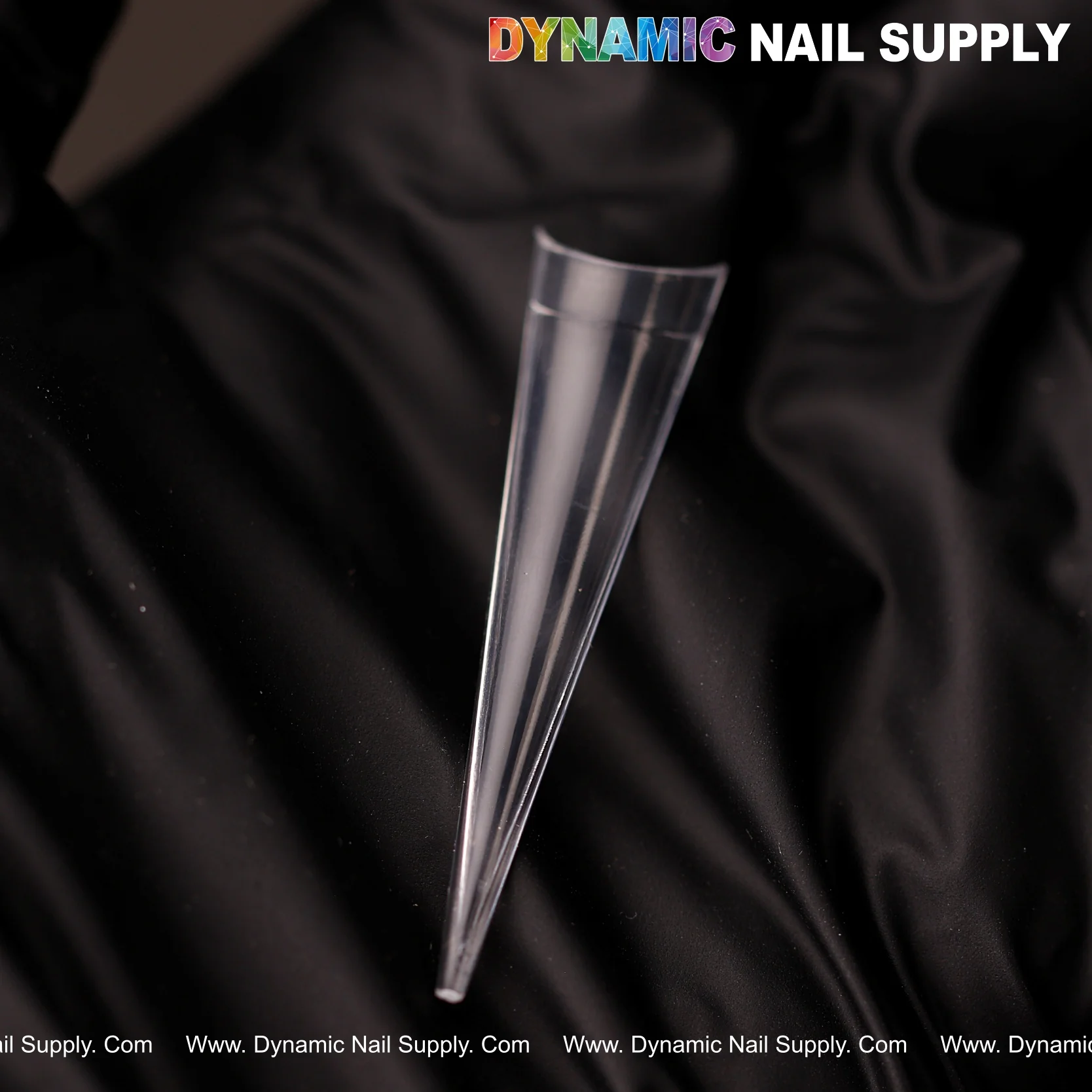 XXL Sharp Stiletto Nail Tips Extension Half-Cover - Box - 500 pcs - 10 sizes - Clear box - Image 3