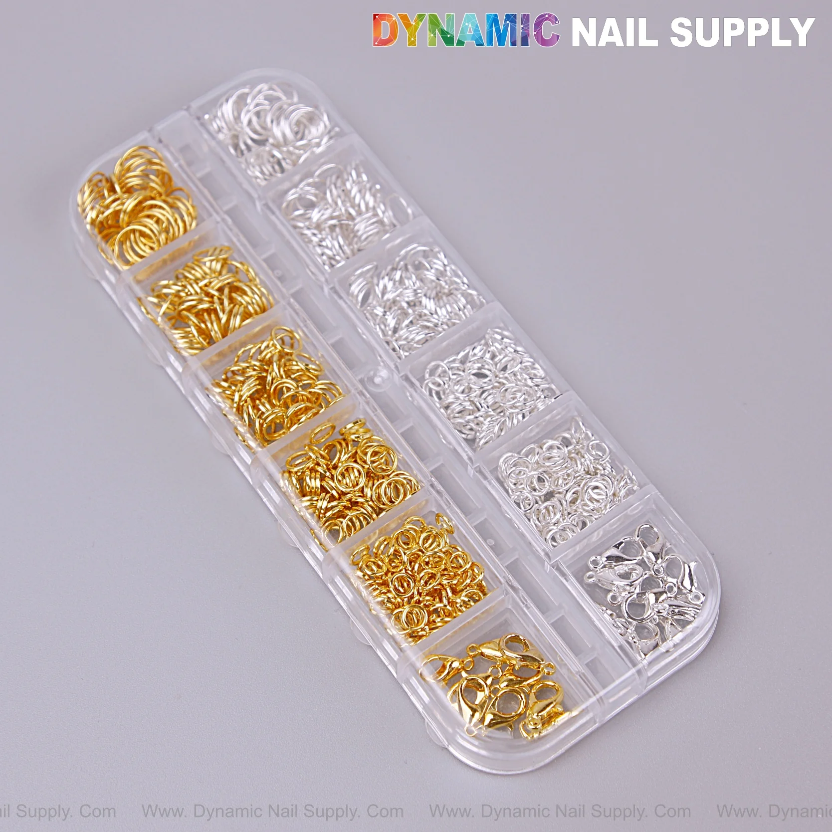 Single Loop Hook Chain Nail Charms for Gothic Punk Piercing Nail Accessories