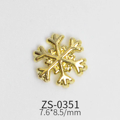 24pcs Snowflake Charms for Winter and Christmas nails art design - Image 10