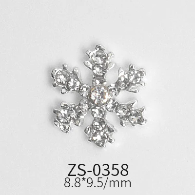 24pcs Snowflake Charms for Winter and Christmas nails art design - Image 15