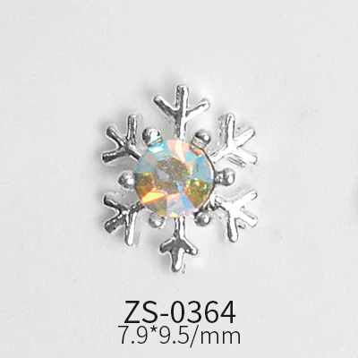 24pcs Snowflake Charms for Winter and Christmas nails art design - Image 21