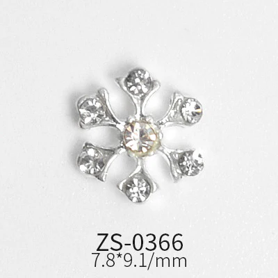 24pcs Snowflake Charms for Winter and Christmas nails art design - Image 23