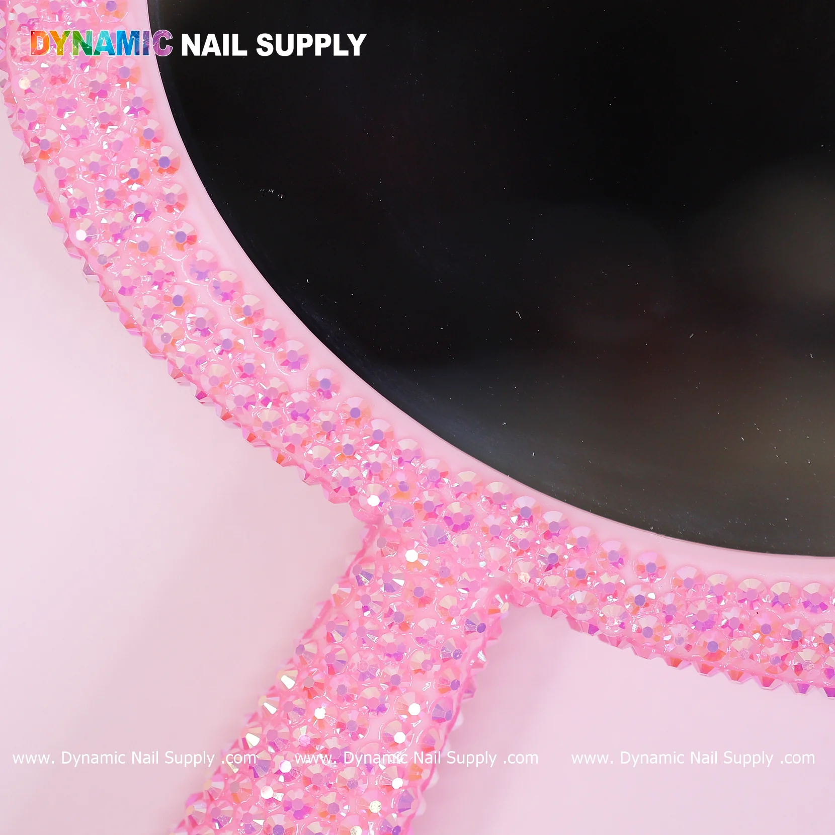 Sparkling Hell0 Kitty Mirror (Pink Rhinestones Engraved) Cute Cat Face Cosmetic Vanity Makeup Mirror - Image 6