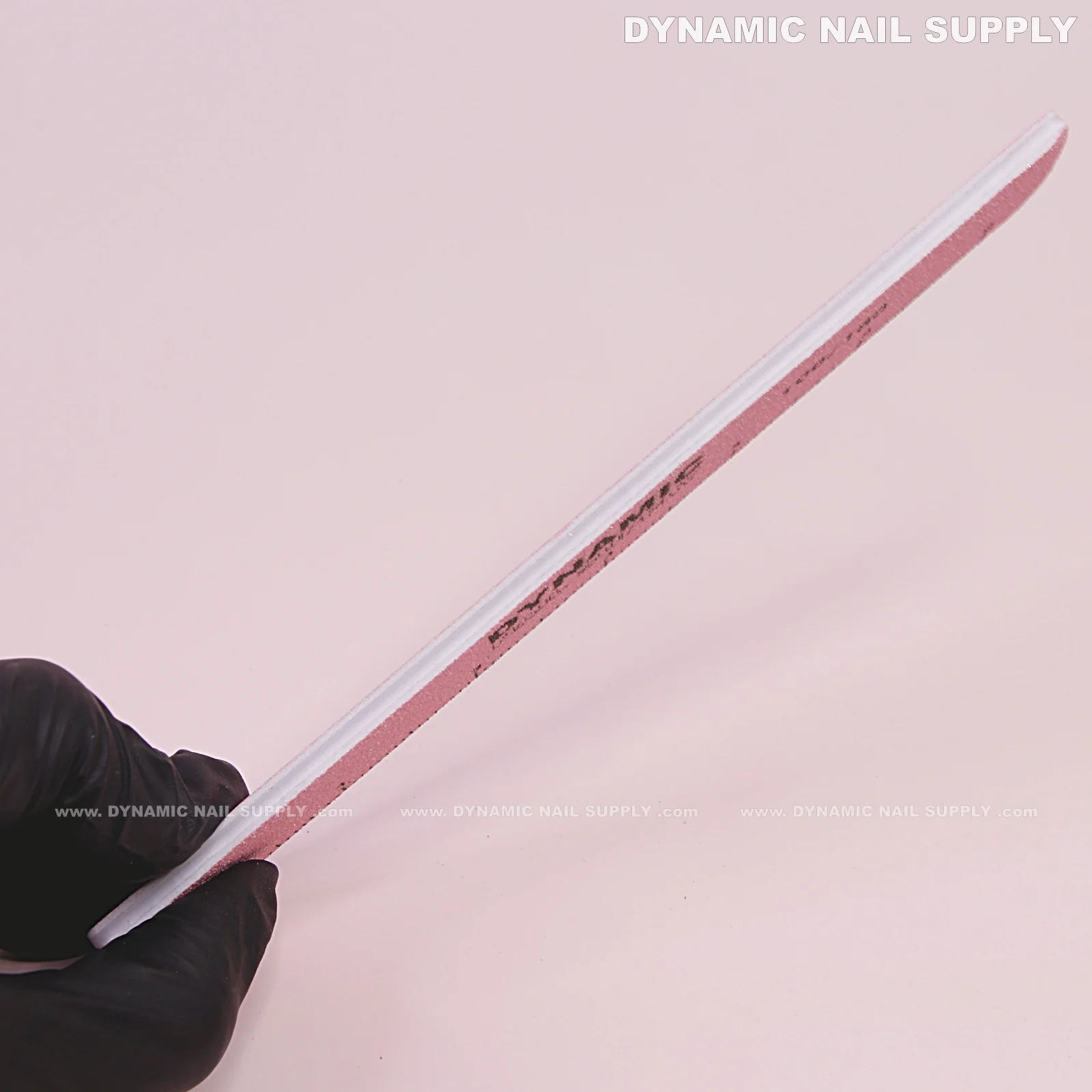 Square Acrylic-Nail files Grit 100/180 - Pack 25 - Pink Double-side with Hard board - Medium and Fine - Image 5