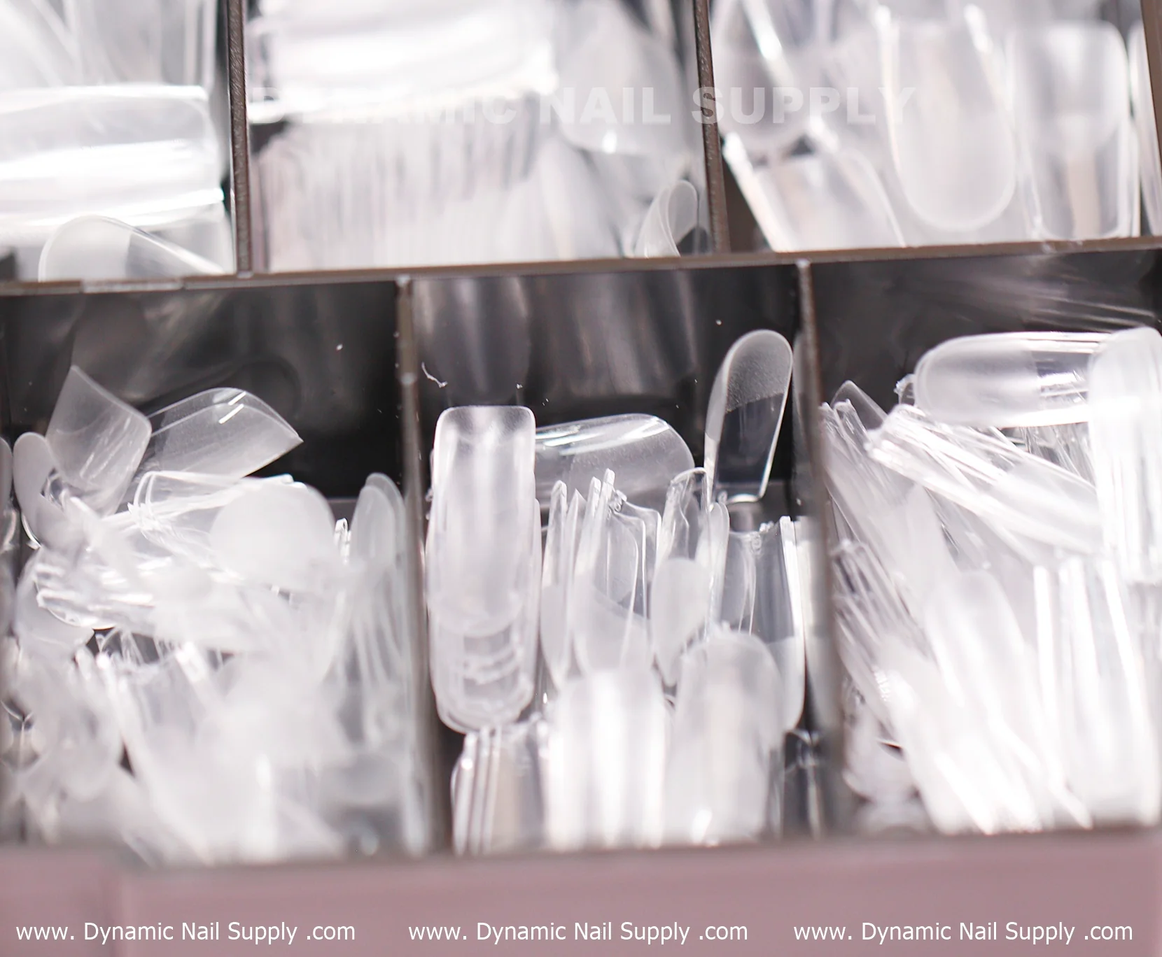 [Square M] Full Cover Tips - Soft Gel X tips - 600 pcs - Medium Length- 11 sizes - Image 4