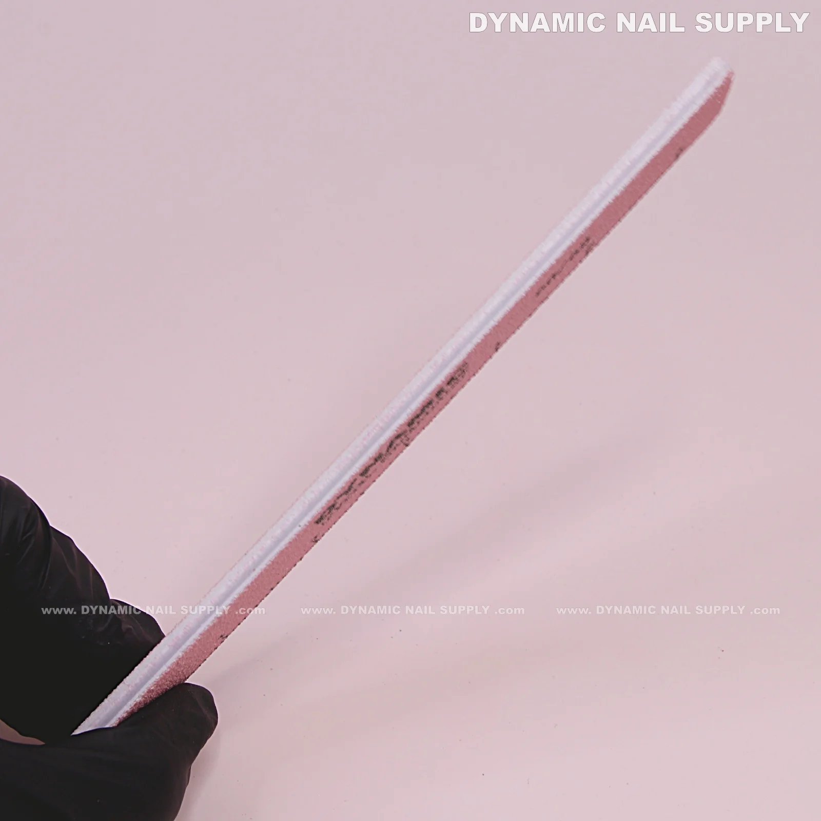 Square Nail files Grit 60/60 Extreme Coarse - Pack 25 - Pink - Double-side with Emery board - Image 7