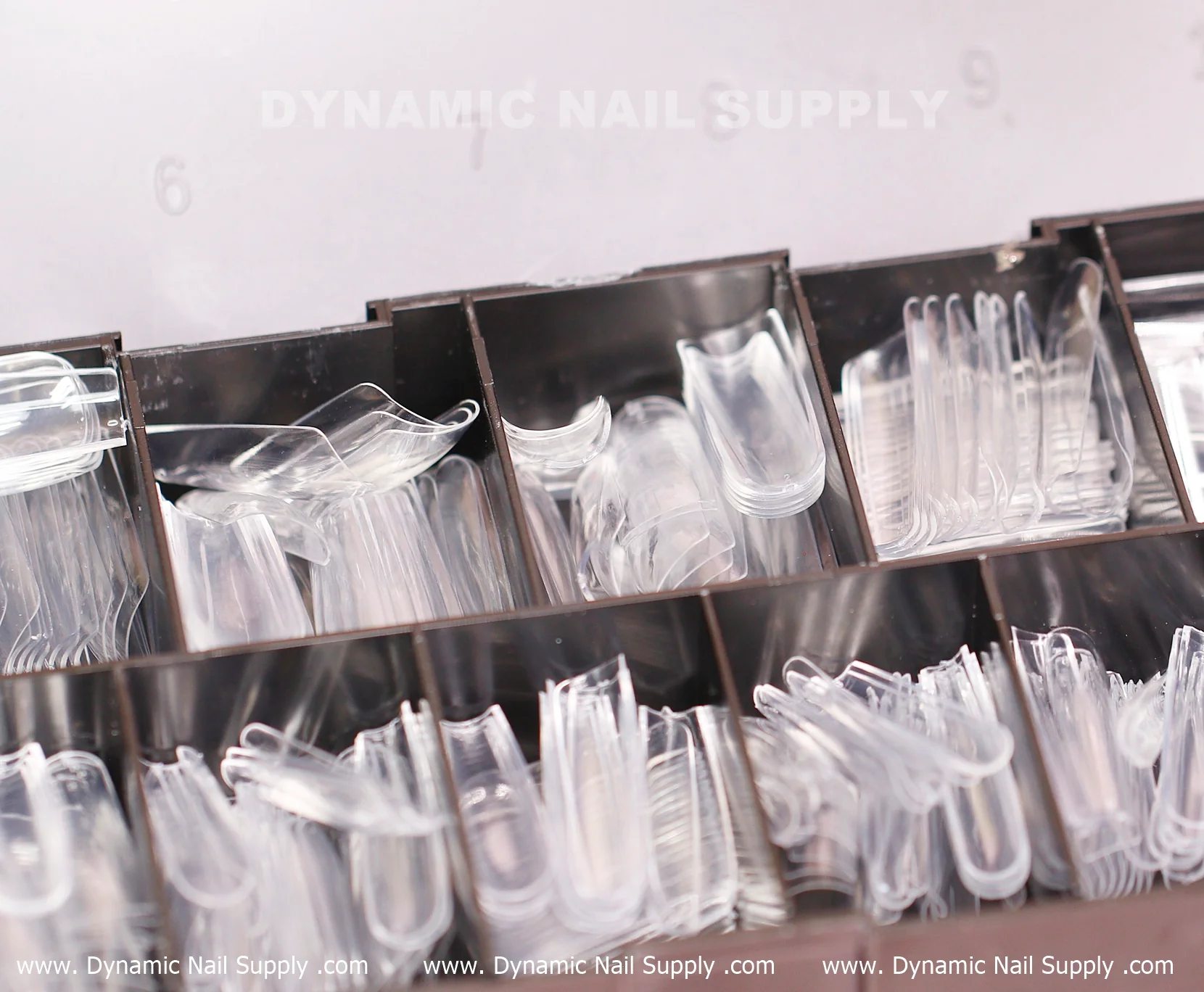 [Square L] Full Cover Tips - Soft Gel X tips - 360 pcs - Long Length- 10 sizes - Image 3