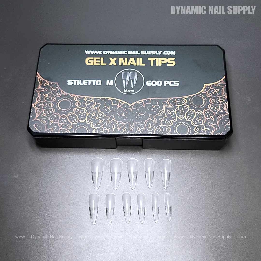 [Stiletto M] Full Cover Soft-Gel Nail Tips - 600 pcs - Image 4
