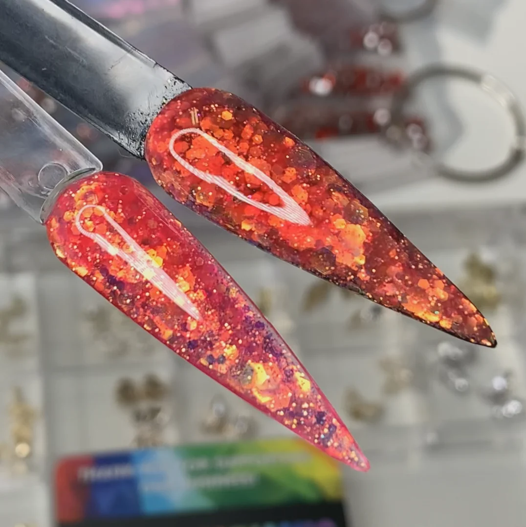 Valentine 's Day Colors Collection - Valentines Acrylic Powder for Sculpting and Dipping nails - Image 4