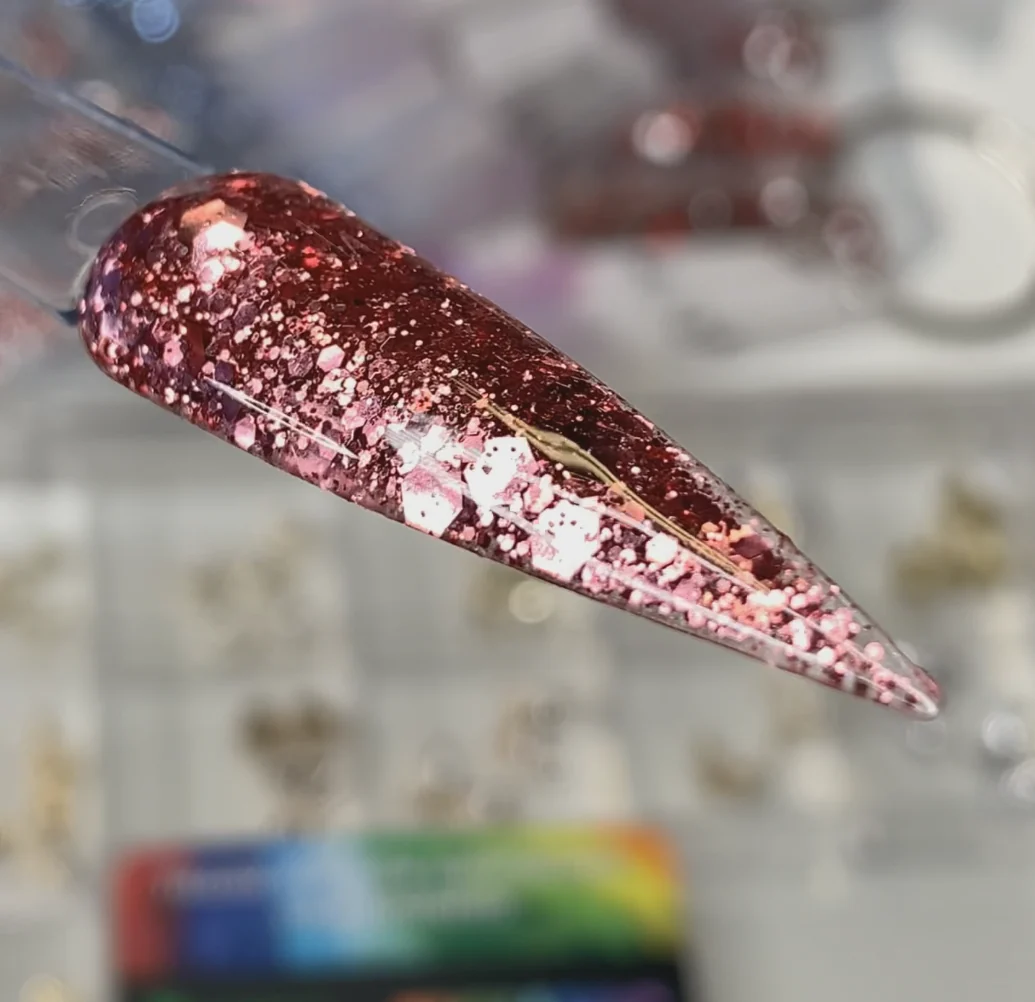 Valentine 's Day Colors Collection - Valentines Acrylic Powder for Sculpting and Dipping nails - Image 6