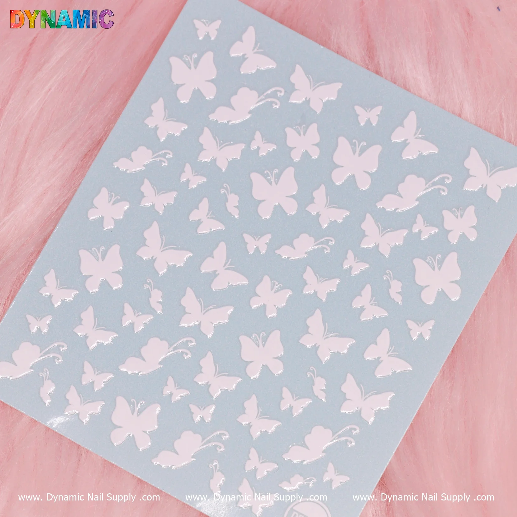 White Butterfly Sticker