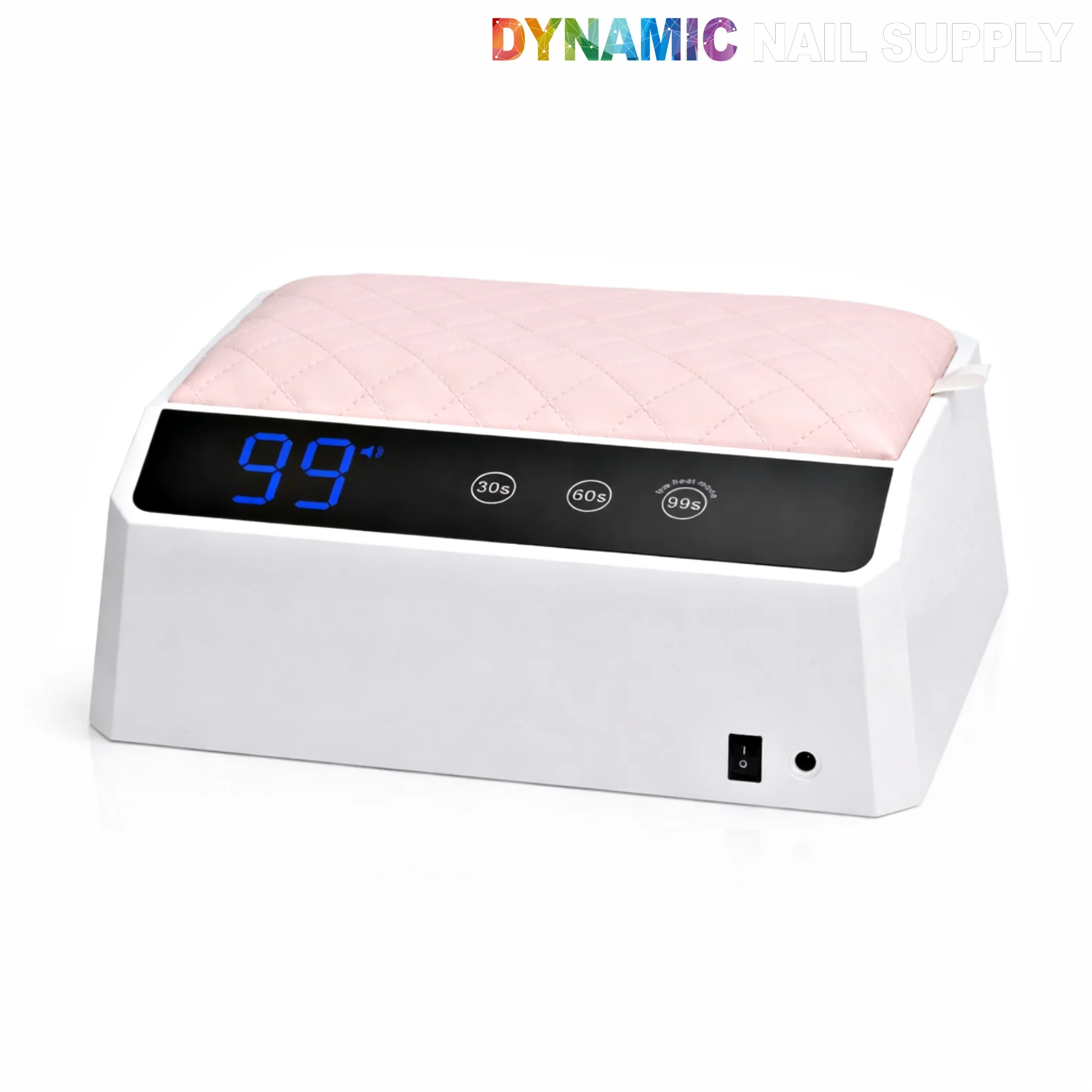 [Pink Cushion] 120W UV/ LED Cordless Rechargeable Lamp with Armrest Cushion - Two-Hand Fit - Image 4