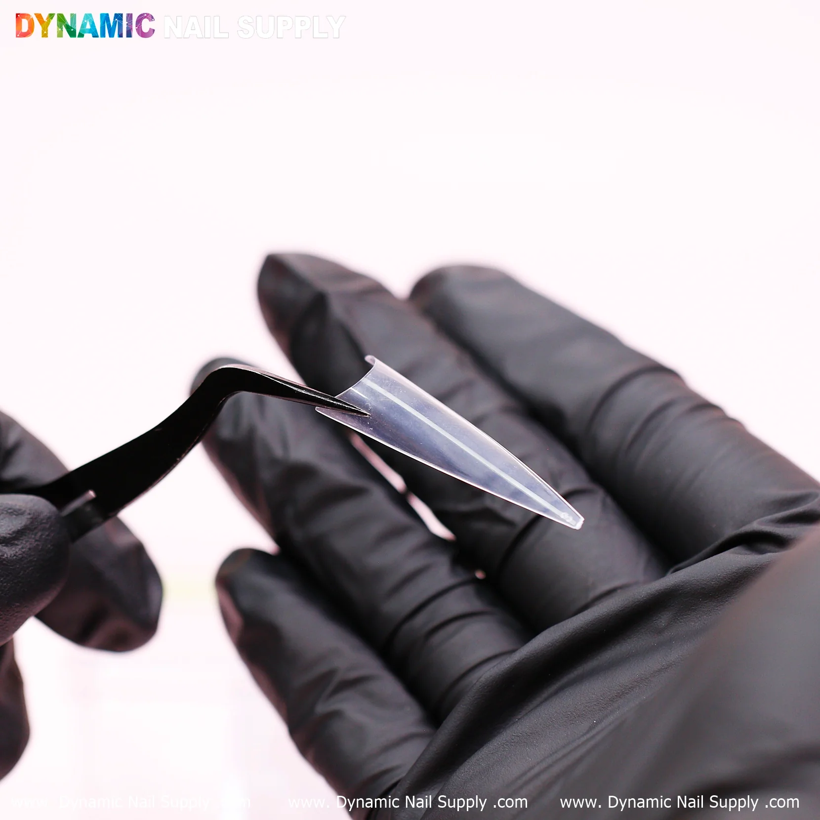 XXL Stiletto Nail Tips Extension Half-Cover - Box - 500 pcs - 10 sizes - Clear box - Image 4