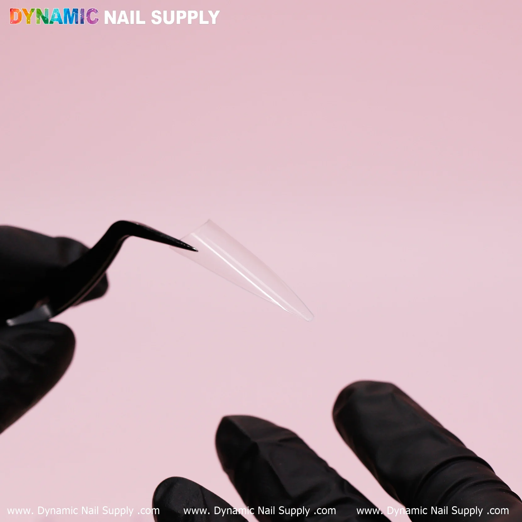 XXL Stiletto Nail Tips Extension Half-Cover - Box - 500 pcs - 10 sizes - Clear box - Image 5